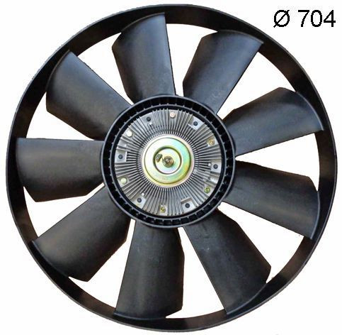 Fan, engine cooling - CFF408000P MAHLE - 0000041213626, 41213626, 0504.V501